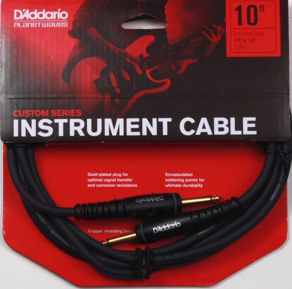 Planetwaves PWG10 Gitar Kablo 3 Metre Inst Cbl ürün görseli 1