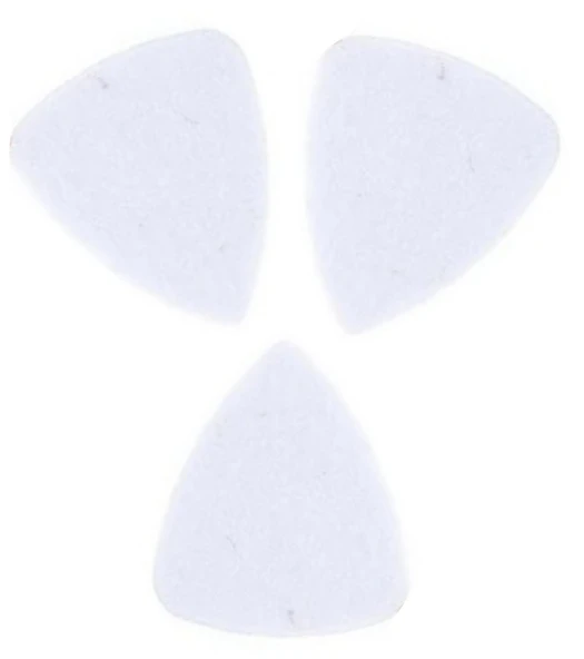 DG01-3WH Keçe Ukulele Penası Beyaz (3 Adet) 3mm. Keçe Gitar Penası ürün görseli 1
