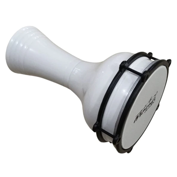 ME5WH2 5 No Alüminyum Darbuka Beyaz 37cm. ürün görseli 1