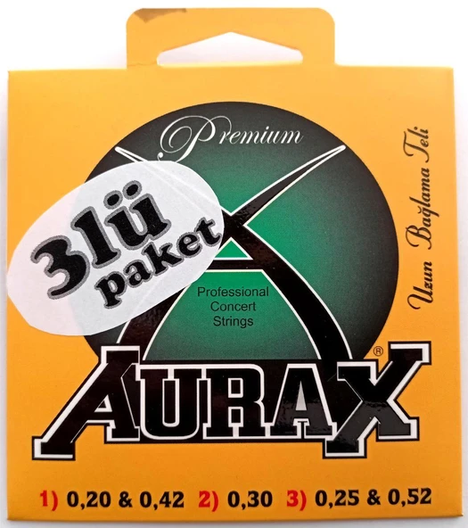 Aurax 3ARX20 Üçlü Paket Uzun Sap Bağlama Teli 0,20 Profesyonel ürün görseli 1
