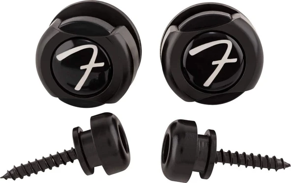 Fender Infinity Strap Locks Black (2) Askı Kilidi Strap locks & Buttons askı kiliti - Resim 5