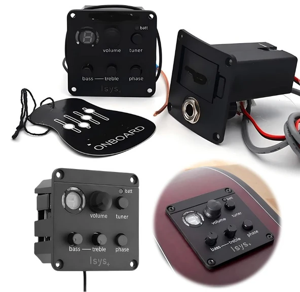 lsys Preamp Ekolayzır EQ Tuner Piezo - Resim 7