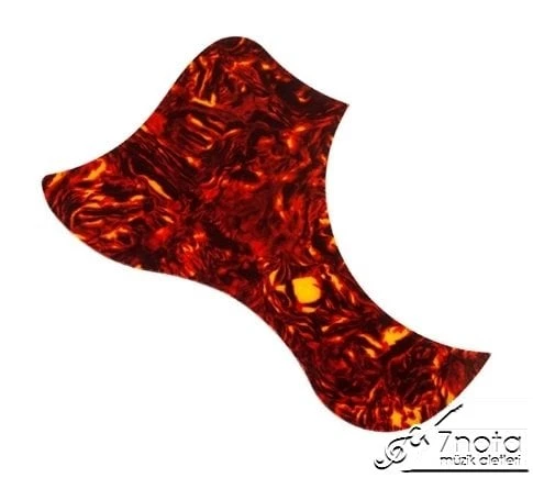 STP3 Pickguard Gitar Pena Koruyucu Kahve Dalgalı ürün görseli 1