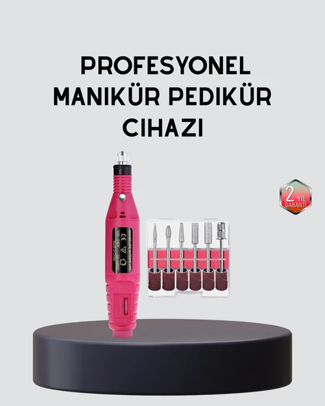 Tırnak Matkap Makinesi – Profesyonel Manikür Pedikür Cihazı, Ayarlanabilir Hız ve Sessiz Çalışma ürün görseli 1