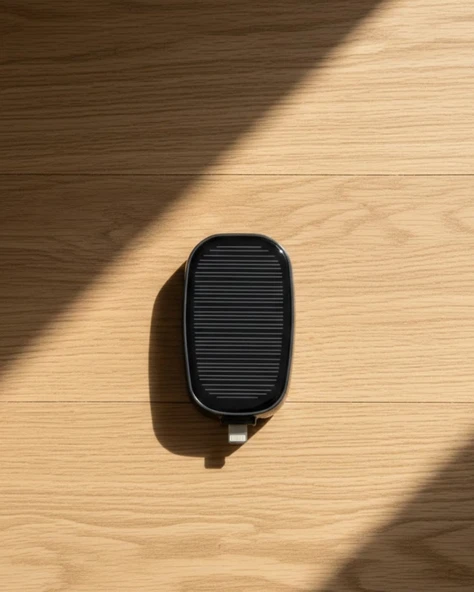 Güneş Enerjili Mini Powerbank 1200mAh Ultra İnce Taşınabilir ürün görseli 1