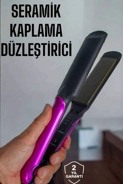 Seramik Kaplama Isı Ayarlı Yıpranma Karşıtı Saç Düzleştirici ürün görseli 1