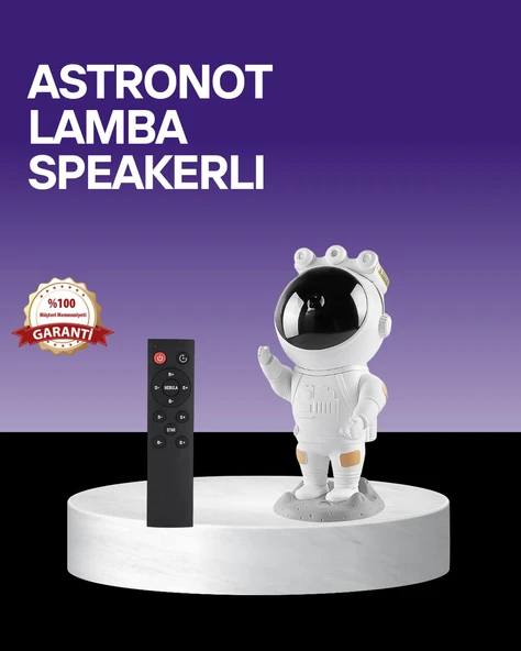 Dekoratif ve Fonksiyonel Astronot Projeksiyon Aydınlatma ürün görseli 1