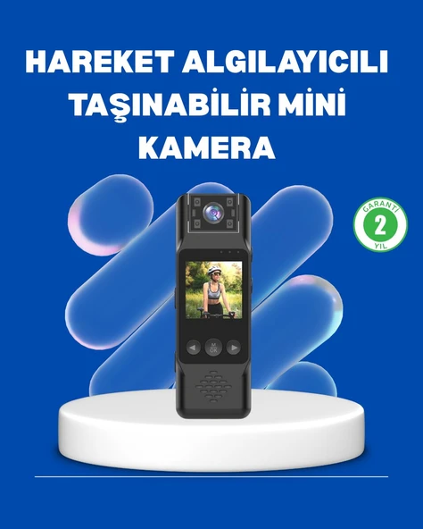 Mini Kamera 1080P Full HD Döner Lens Taşınabilir ürün görseli 1