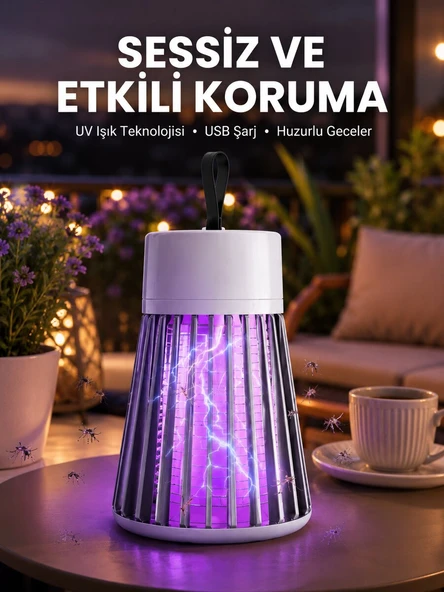 Kamp ve Bahçe İçin Şarjlı Böcek Kovucu Lamba ürün görseli 1