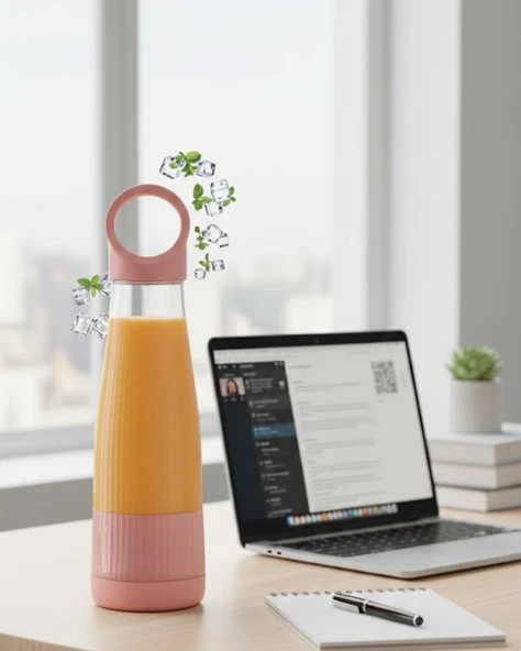 Ev Ofis ve Seyahat İçin Taşınabilir Smoothie Blender ürün görseli 1