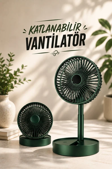 Soğutucu Vantilatör Telefon Standlı Mini Fan ürün görseli 1