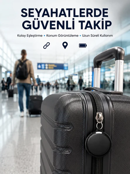 Akıllı Bluetooth Takip Cihazı AirTag Apple ve Android Uyumlu ürün görseli 1