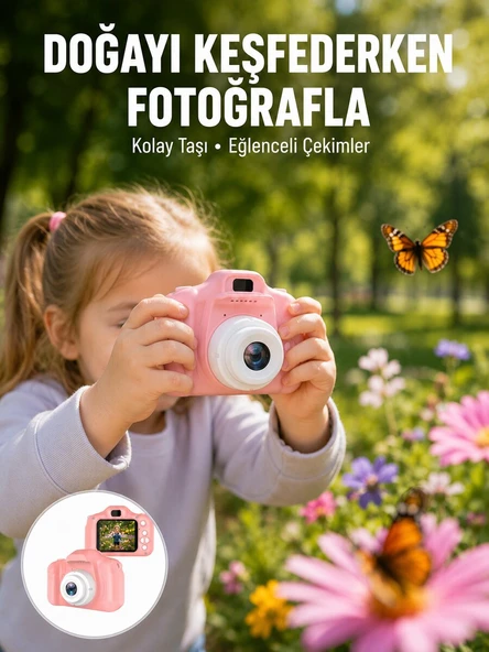 Mini HD Video Kamera Fotoğraf Çekimli Şarj Edilebilir Bataryalı Genişletilebilir Hafızalı Yeni Nesil ürün görseli 1