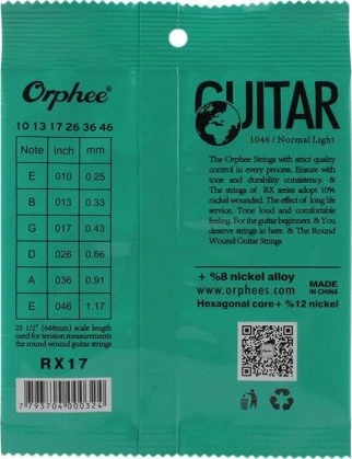 Orphee Rx17 Elektro Gitar Teli 10-46 - Resim 2