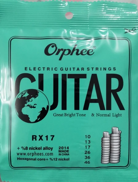 Orphee Rx17 Elektro Gitar Teli 10-46 - Resim 3