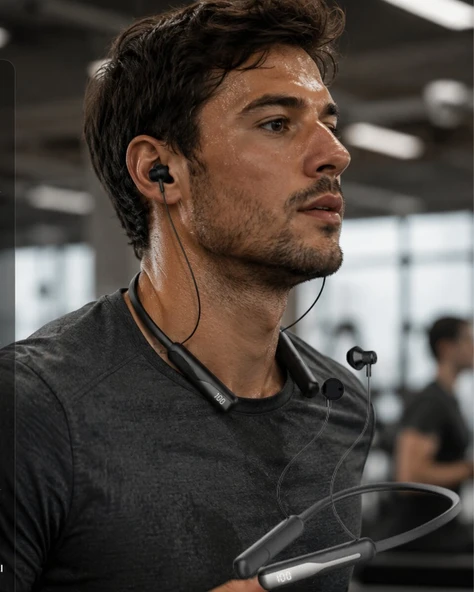 Boyun Askılı Bluetooth Kulaklık Extra Bass ve Ses Değiştirme Modlu ürün görseli 1