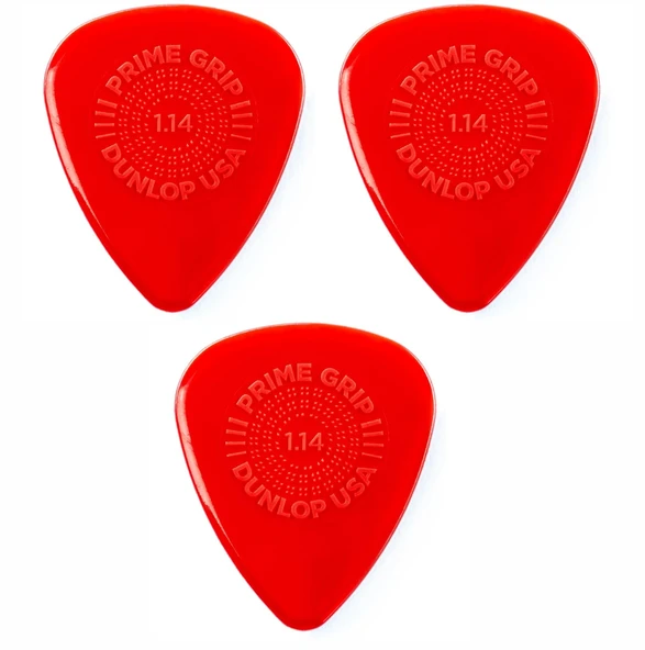 Jim Dunlop 450R1.14 Gitar Penası (3 Adet) 1.14 mm Prime Grip Delrin 500 ürün görseli 1