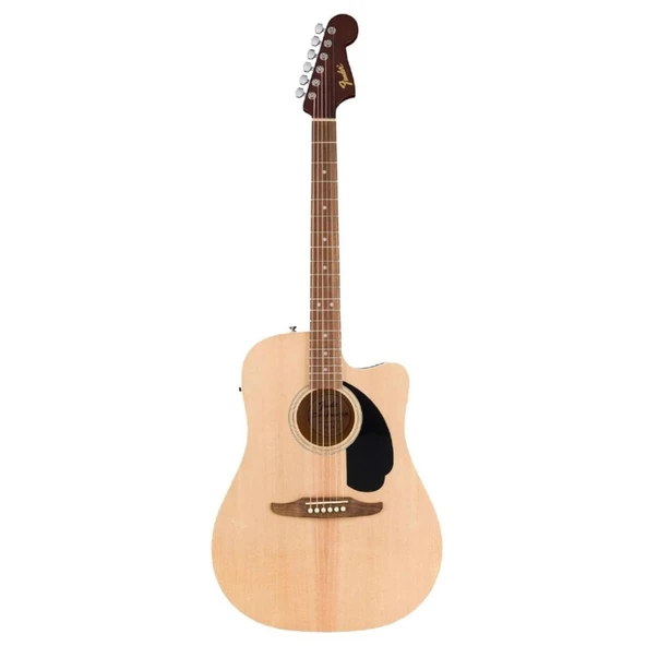 Fender Redondo CE Naturel Elektro Akustik Gitar California Debut Dreadnought Ceviz Klavye ürün görseli 1