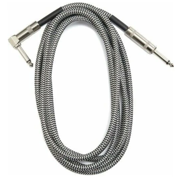 DRCA2BK GİTAR KABLO GÜRÜLTÜSÜZ (NOISLESS) 3M SİYAH ÜTÜ ürün görseli 1
