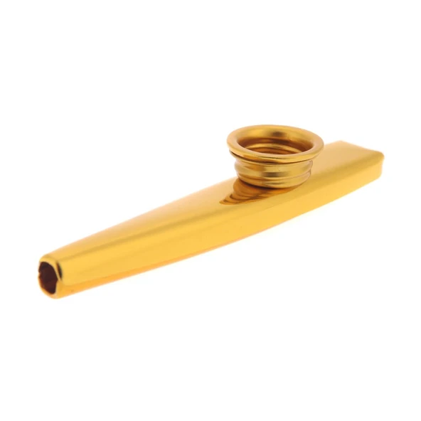 Raymond Joes Stmk1 Metal Kazoo - Sarı Altın Kazoo Alüminyum Alaşı ürün görseli 1