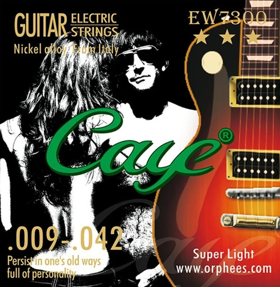 Caye EW7300 Elektro Gitar Teli Takım Nickel 009-042 ürün görseli 1