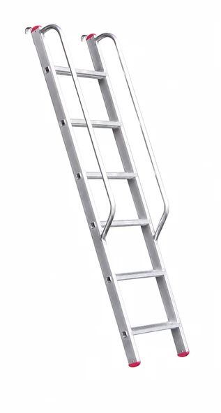 Düz Basamaklı Korkuluklu Merdiven 2 Metre 6 Basamaklı ürün görseli 1