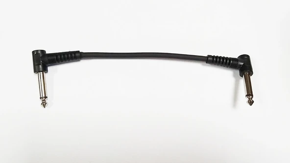 ALG042 Pedal Kablosu Patch Kablo 15Cm - Siyah ürün görseli 1