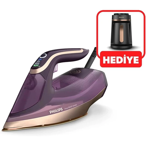 Philips DST8040/30 Azur 8000 Serisi Buharlı Ütü + HDA150/60 Türk Kahvesi Makinesi Hediyeli ürün görseli 1