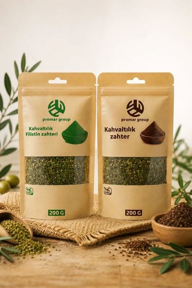 Promar Group Yeşil Zahter & Filistin Zahteri 2 x 200 g ürün görseli 1