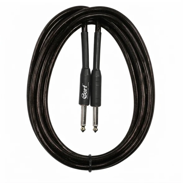 Cort CA525BK GİTAR KABLO GÜRÜLTÜSÜZ 4,5 M (NOISLESS) SİYAH ürün görseli 1