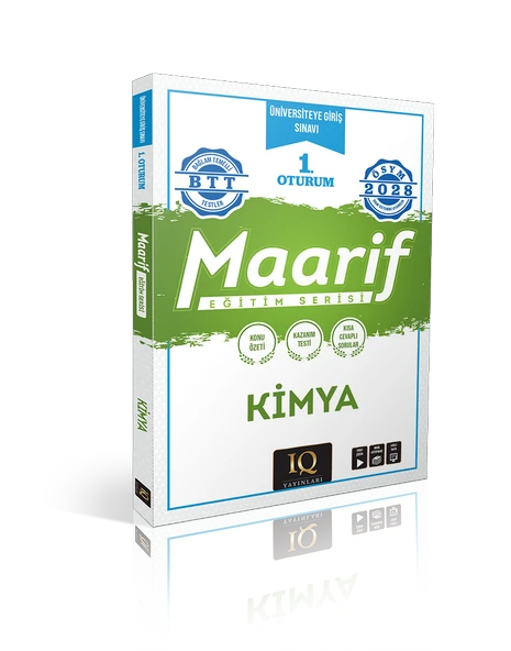 KİMYA MAARİF MODEL EĞİTİM SERİSİ 1.OTURUM 2028 ürün görseli 1