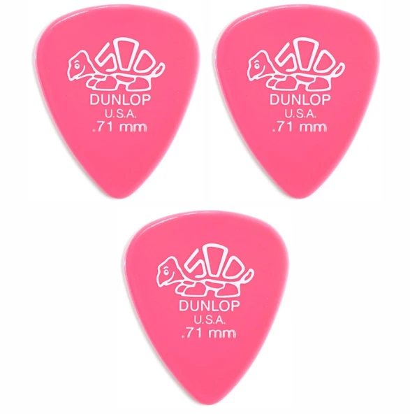 Jim Dunlop 41P.71 Delrin 3 Adet Gitar Penası (0.71mm) ürün görseli 1
