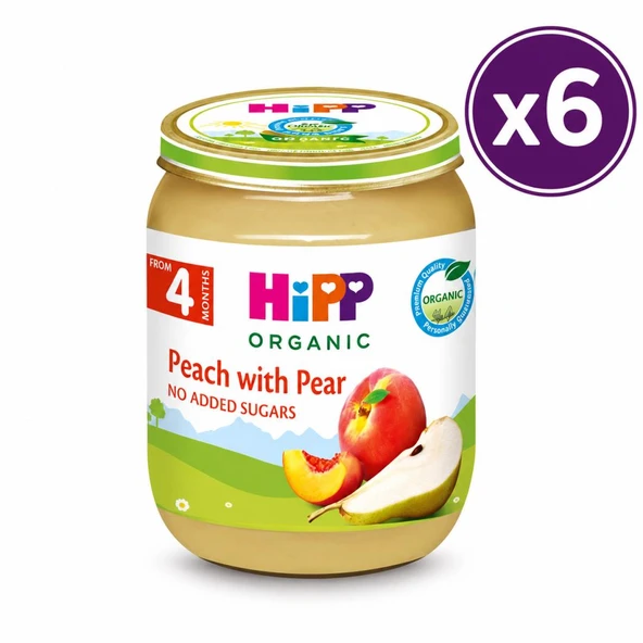 Hipp Organik Kavanoz Mama Elma Püresi 125 G 6'lı Paket ürün görseli 1