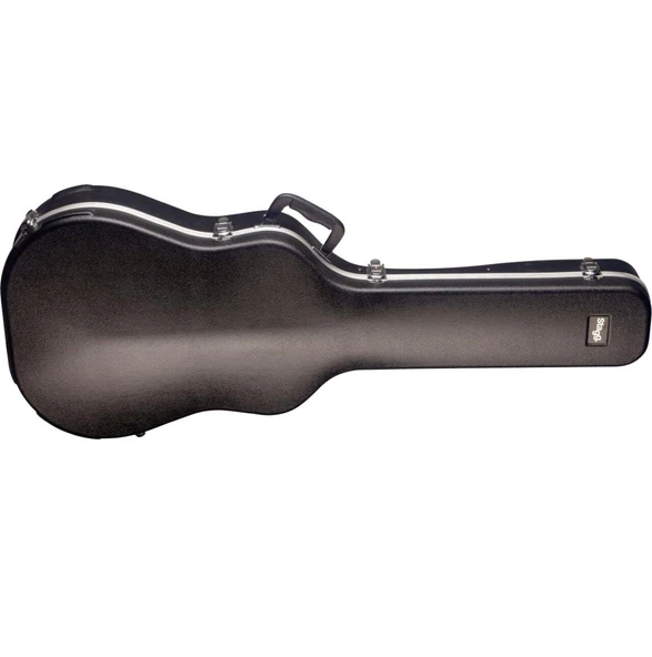 Stagg ABS-W Akustik Gitar Hardcase ABS Hafifletilmiş Acoustic Guitar Case ürün görseli 1