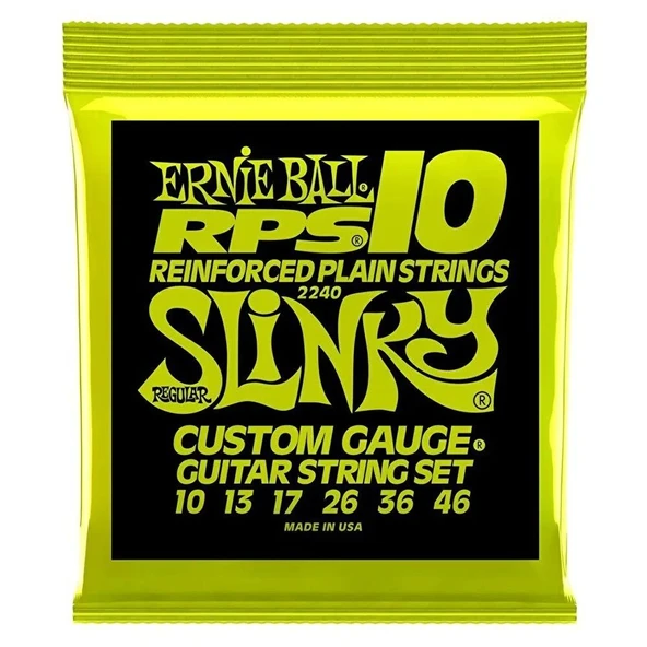 Ernie Ball P02240 Slinky Nickel 10-46 Elektro Gitar Teli 2240 ürün görseli 1