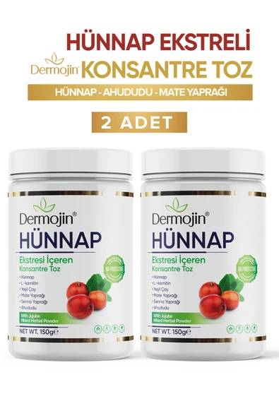 DERMOJİN 2 Adet Hünnap Ekstresi İçeren Konsantre Toz ürün görseli 1