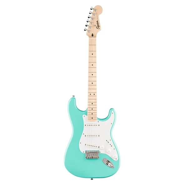 Squier Sonic Stratocaster Hard Tail Akçaağaç Klavye WPG Sea Foam Green Elektro Gitar ürün görseli 1