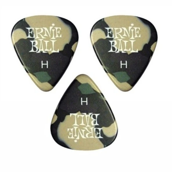 Ernie Ball P09223 Gitar Penası 3 Adet Heavy Pıcks 1 Camouflage Hv ürün görseli 1