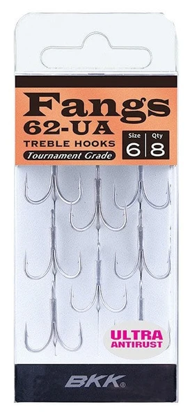 BKK Fangs-62 UA Üçlü Olta İğnesi  3 7 Pcs ürün görseli 1