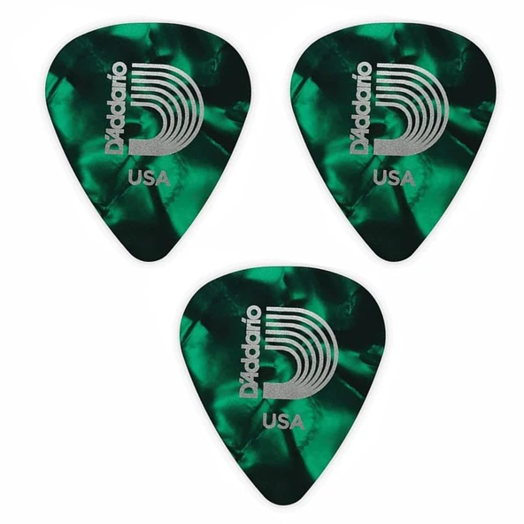 1CAP6GR Gitar Penası 3 Adet  1 mm. Heavy (Yeşil) ürün görseli 1