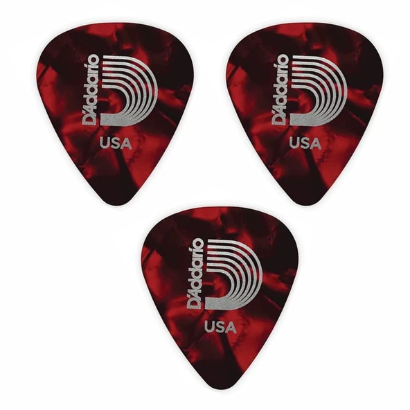 Planet Waves 1CAP7RD Gitar Pena 3 Adet 1.25 MM Kırmızı X Heavy ürün görseli 1