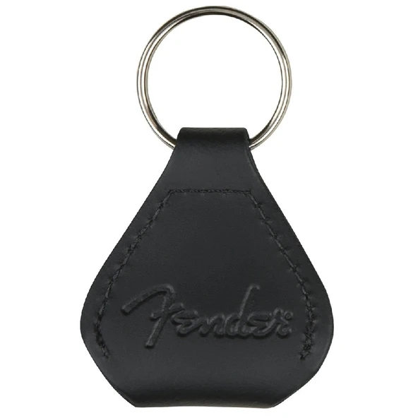 Fender Leather Pick Holder Anahtarlık Siyah Pena Cüzdanı Gitar Penalık ürün görseli 1