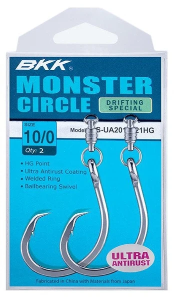 BKK Monster Circle (D.Special) Olta İğnesi  10/0 2 Pcs - Resim 2