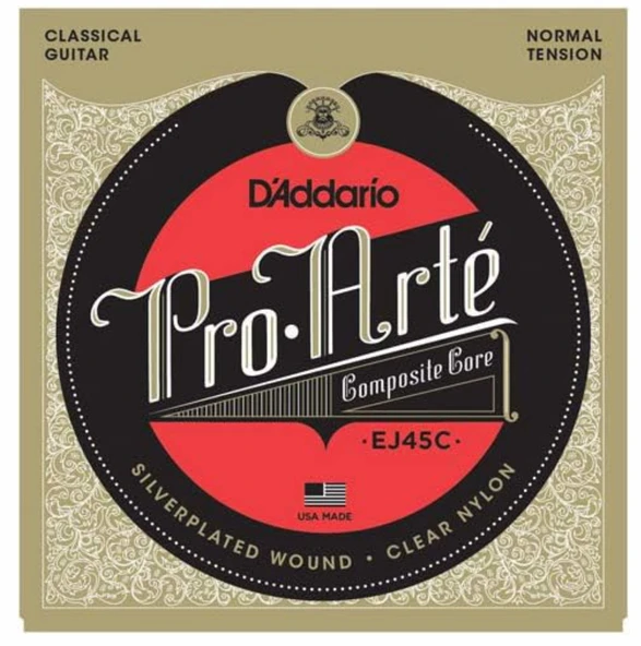 Daddario EJ45C Pro-Arte Composite Normal Tension Klasik Gitar Teli ürün görseli 1