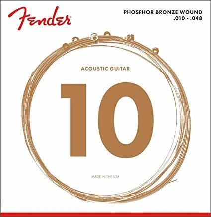 Fender 60Xl 10-48 Akustik Gitar Teli Phosphor Bronze ürün görseli 1