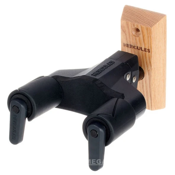 Hercules HCGSP-38WB+ Kilitli Gitar Duvar Askısı (Natural) Guitar Hanger ürün görseli 1