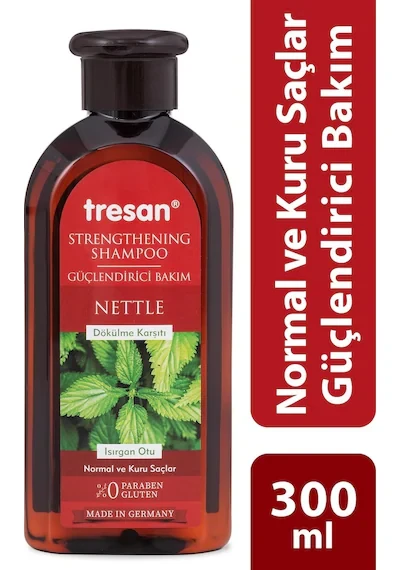 Tresan Isırgan Otlu Normal ve Kuru Saçlar için 300 ml Dökülme Karşıtı Şampuan ürün görseli 1
