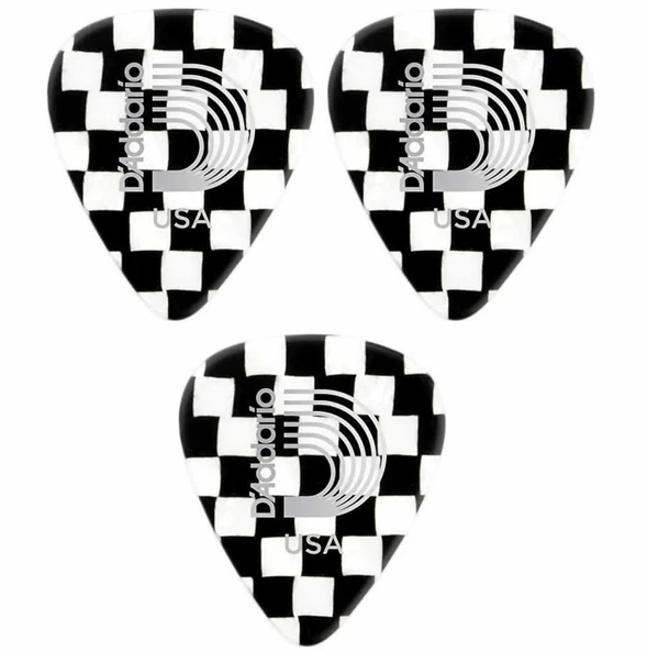 1CCB2 Gitar Penası 3 Adet Dama Checkerboard 0,50mm. ürün görseli 1