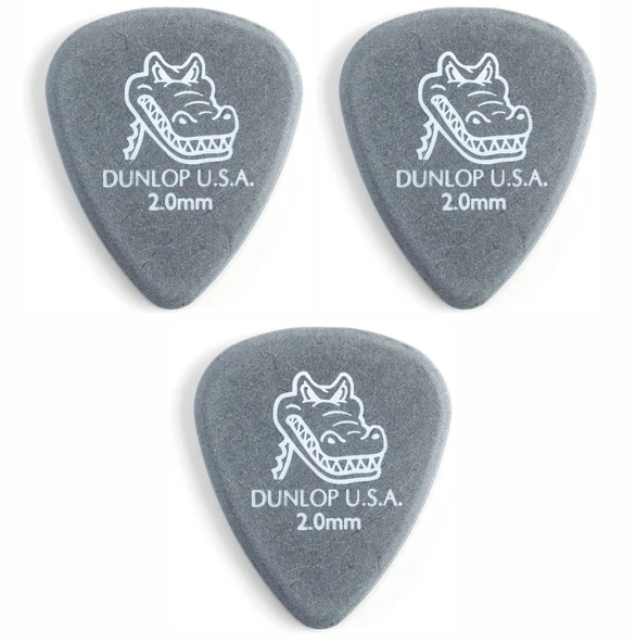 Jim Dunlop 417R2.00 3 Adet Gitar Penası Gator Grip (2 mm) ürün görseli 1