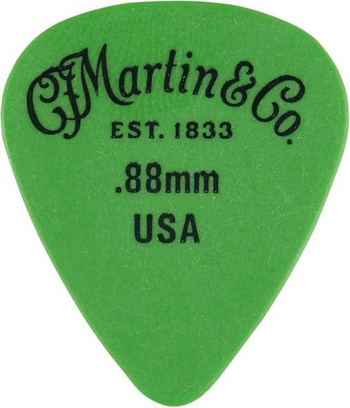 Martin 18A0155 Delrin Pena 0.88 mm Gitar Pena (12 Adet) ürün görseli 1
